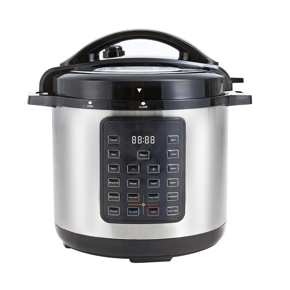 14-in-1 Electric Pressure Cooker 6Qt Stainless Steel Multi-Cooker