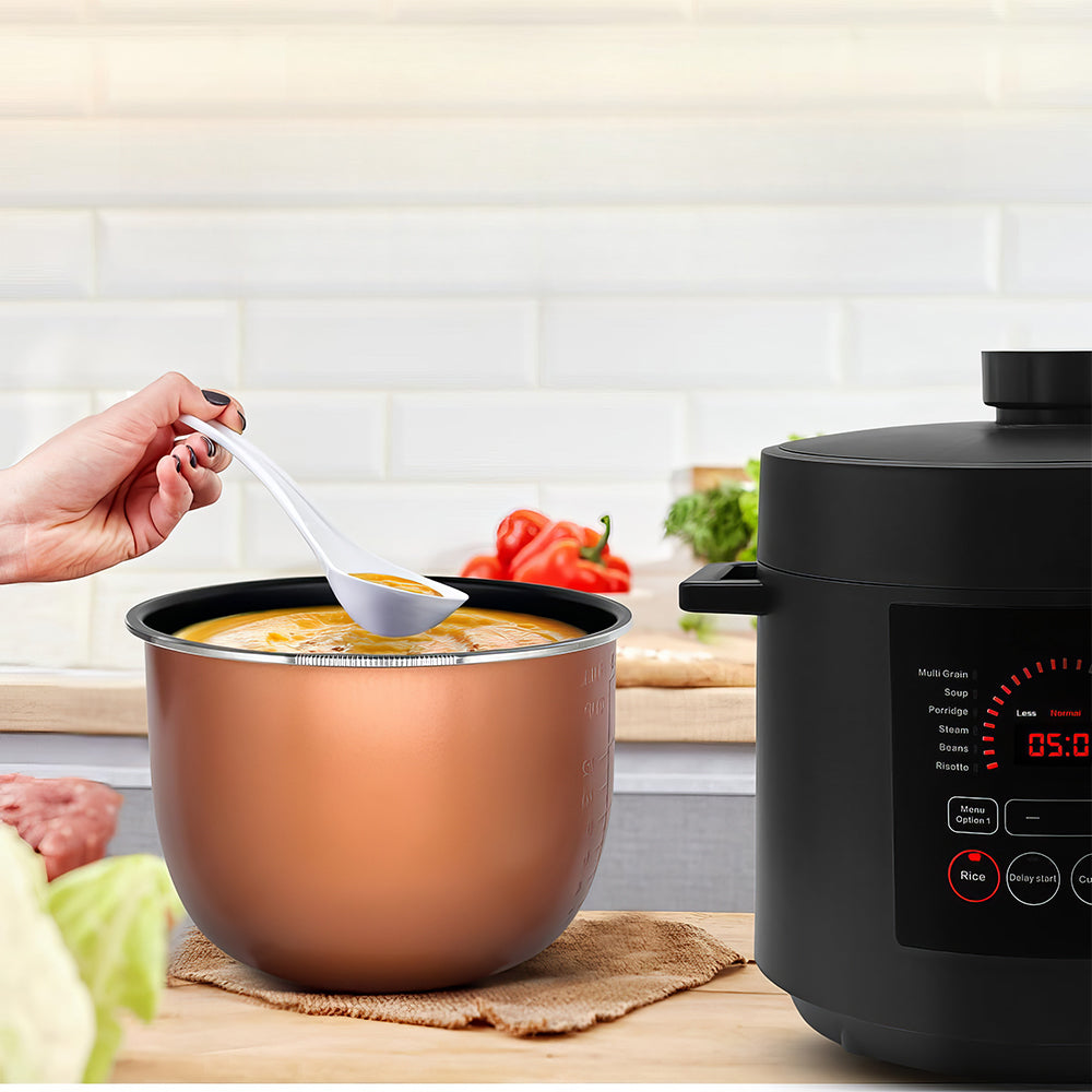 6Qt Electric Pressure Cooker – 9-in-1 Digital Multi-Cooker