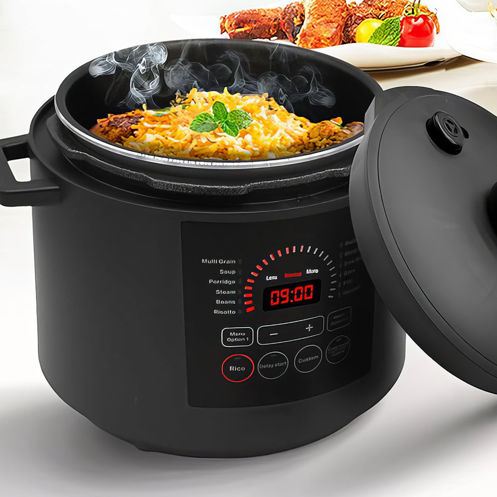6Qt Electric Pressure Cooker – 9-in-1 Digital Multi-Cooker
