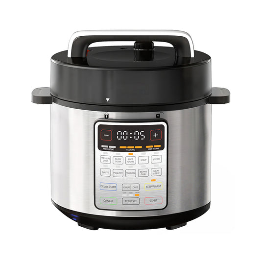 Electric Pressure Cooker 6Qt, 9-in-1 Multi-Cooker with 12 Presets