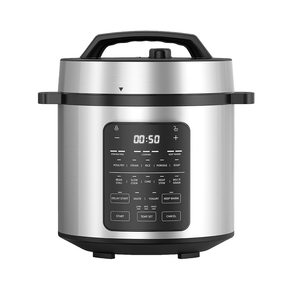14-in-1 Electric Pressure Cooker 6Qt Stainless Steel Multi-Cooker