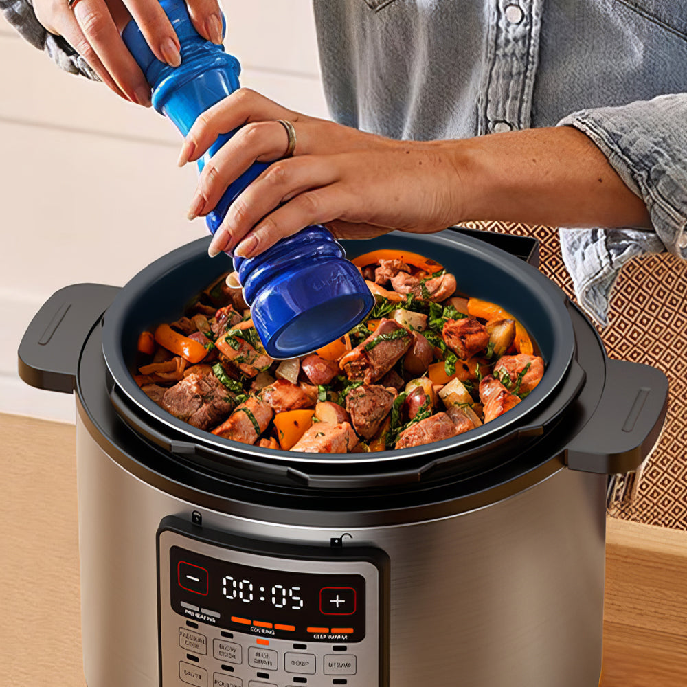 Electric Pressure Cooker 6Qt, 9-in-1 Multi-Cooker with 12 Presets