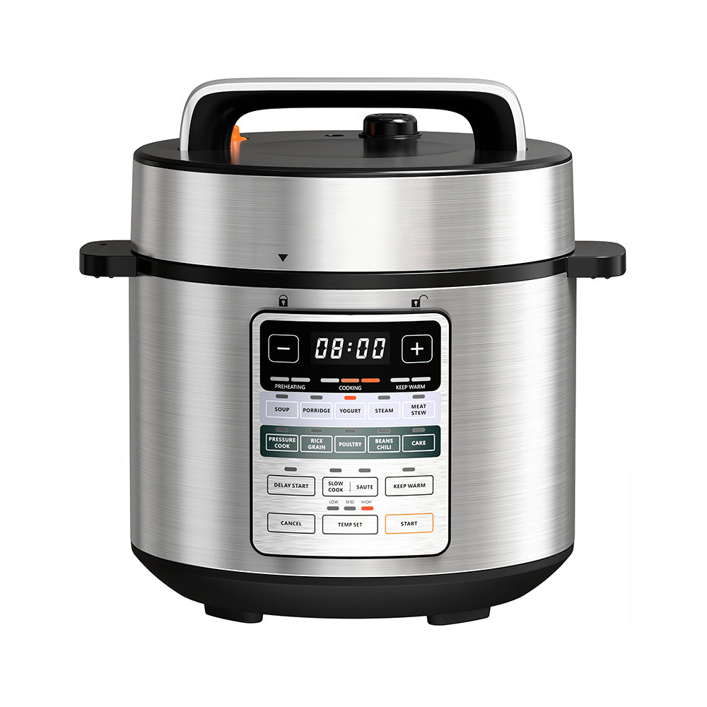 Electric Pressure Cooker 6Qt, 9-in-1 Multi-Cooker with 12 Presets
