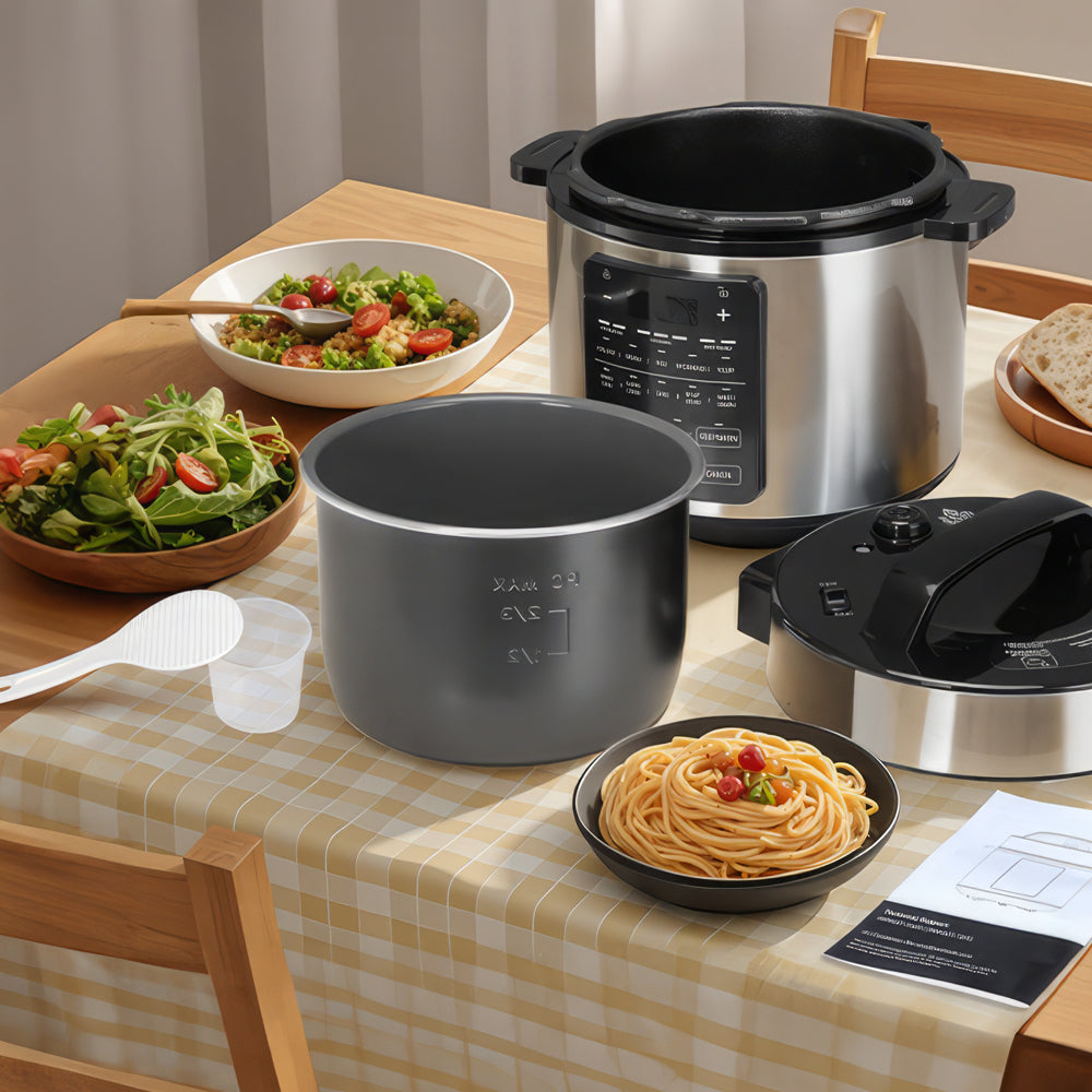 14-in-1 Electric Pressure Cooker 6Qt Stainless Steel Multi-Cooker